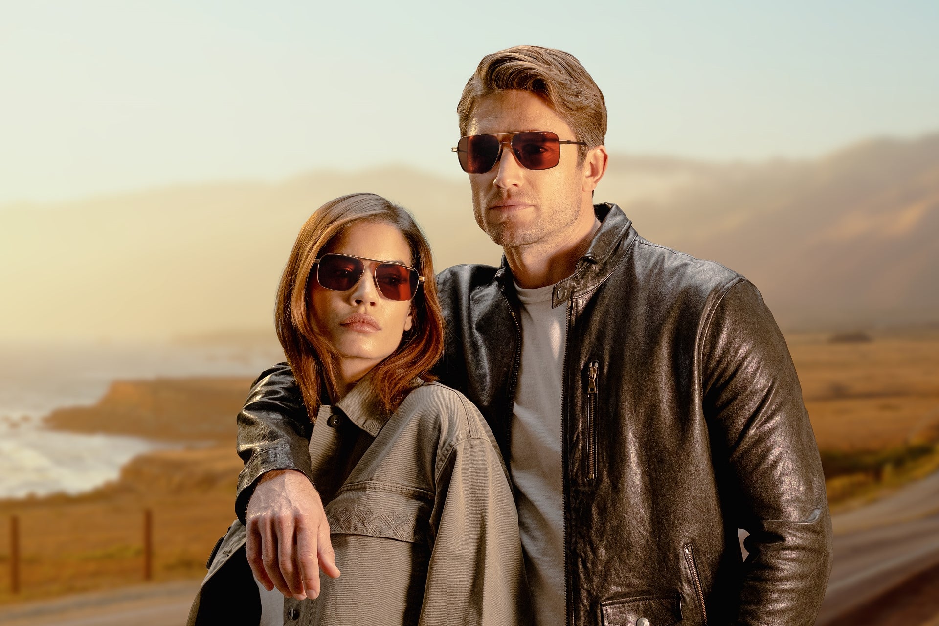 Man and woman wearing stylish dita-lancier land lenses